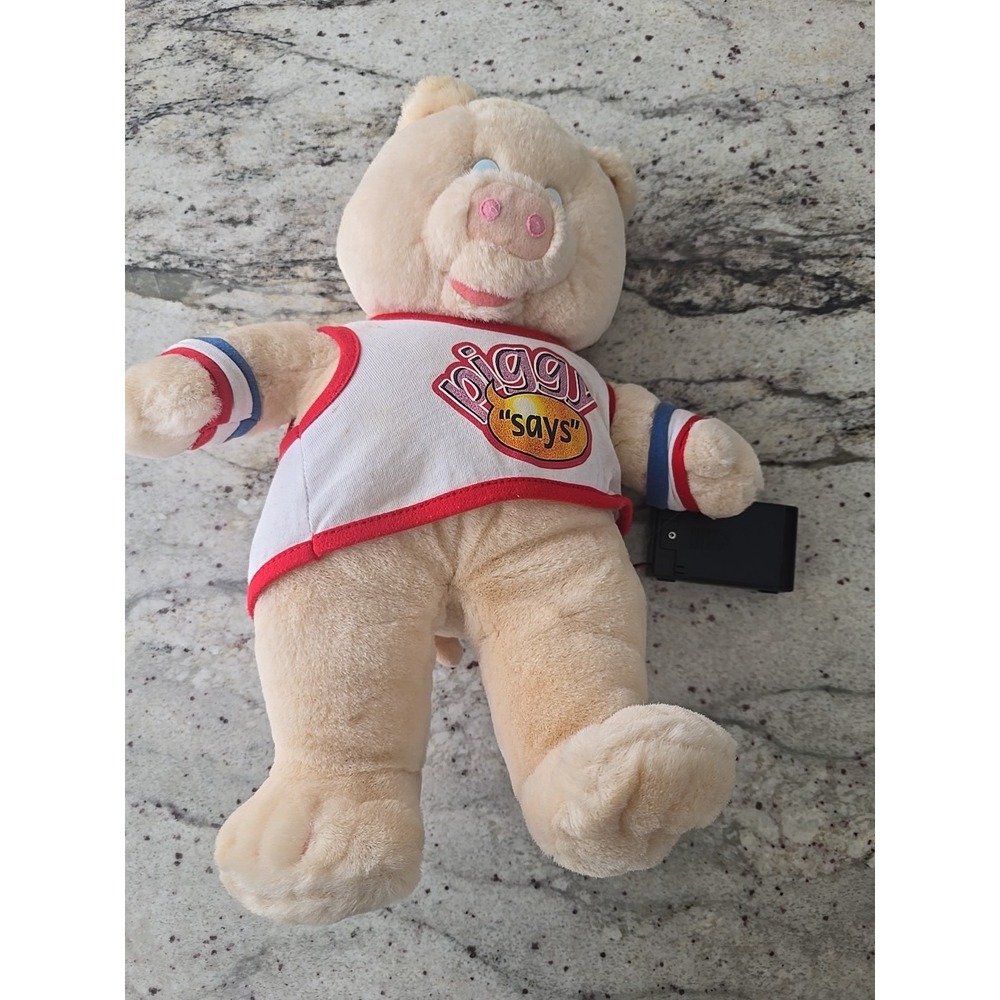 Piggy Says‎ Interactive Plush Talking Funny Pig Toy 2000 (Not Tested)